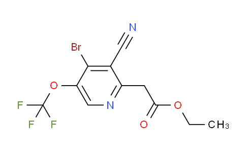 AM19512 | 1804395-80-9 | Ethyl 4-bromo-3-cyano-5-(trifluoromethoxy)pyridine-2-acetate