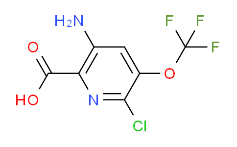 AM195135 | 1804532-68-0 | 5-Amino-2-chloro-3-(trifluoromethoxy)pyridine-6-carboxylic acid