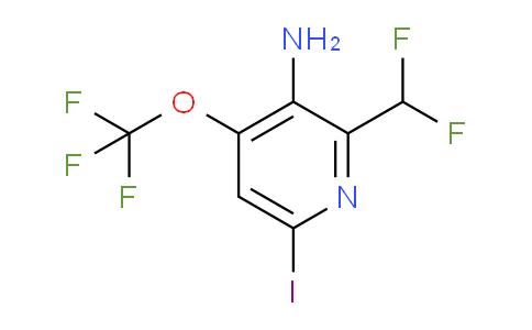 AM195147 | 1803660-17-4 | 3-Amino-2-(difluoromethyl)-6-iodo-4-(trifluoromethoxy)pyridine