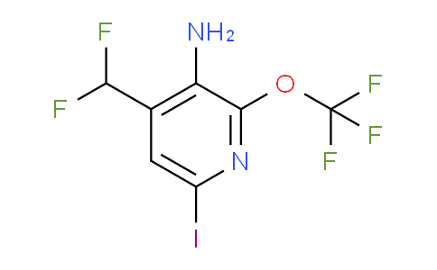 AM195155 | 1805956-75-5 | 3-Amino-4-(difluoromethyl)-6-iodo-2-(trifluoromethoxy)pyridine
