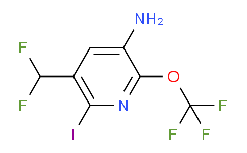 AM195165 | 1804592-03-7 | 3-Amino-5-(difluoromethyl)-6-iodo-2-(trifluoromethoxy)pyridine