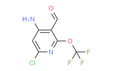 4-Amino-6-chloro-2-(trifluoromethoxy)pyridine-3-carboxaldehyde