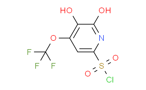 2,3-Dihydroxy-4-(trifluoromethoxy)pyridine-6-sulfonyl chloride