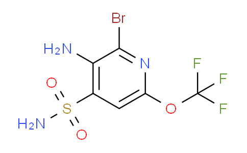 3-Amino-2-bromo-6-(trifluoromethoxy)pyridine-4-sulfonamide