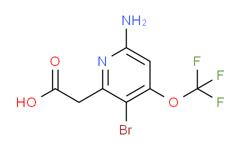 AM195239 | 1804019-70-2 | 6-Amino-3-bromo-4-(trifluoromethoxy)pyridine-2-acetic acid