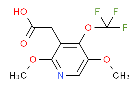 2,5-Dimethoxy-4-(trifluoromethoxy)pyridine-3-acetic acid