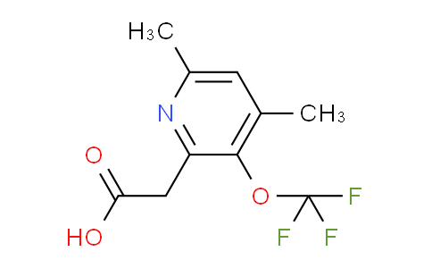 4,6-Dimethyl-3-(trifluoromethoxy)pyridine-2-acetic acid
