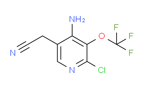 4-Amino-2-chloro-3-(trifluoromethoxy)pyridine-5-acetonitrile