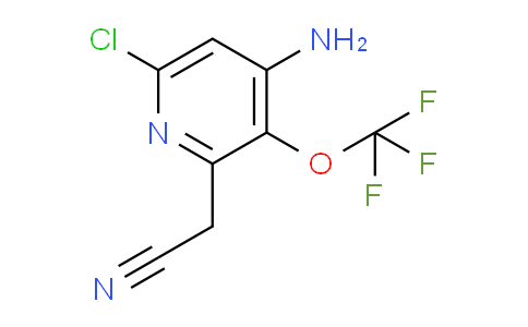 4-Amino-6-chloro-3-(trifluoromethoxy)pyridine-2-acetonitrile