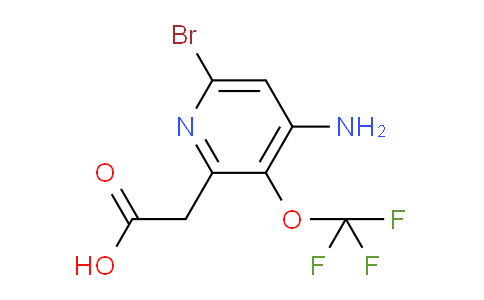 4-Amino-6-bromo-3-(trifluoromethoxy)pyridine-2-acetic acid
