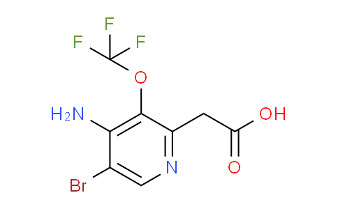 AM195306 | 1804527-63-6 | 4-Amino-5-bromo-3-(trifluoromethoxy)pyridine-2-acetic acid