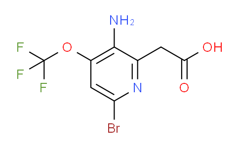 AM195311 | 1804019-84-8 | 3-Amino-6-bromo-4-(trifluoromethoxy)pyridine-2-acetic acid