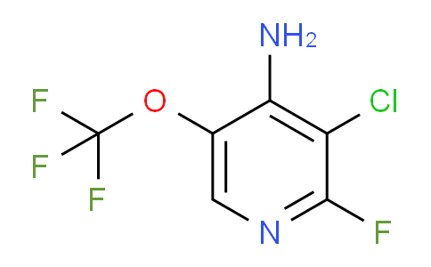 4-Amino-3-chloro-2-fluoro-5-(trifluoromethoxy)pyridine