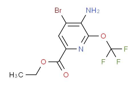 AM195346 | 1804456-08-3 | Ethyl 3-amino-4-bromo-2-(trifluoromethoxy)pyridine-6-carboxylate