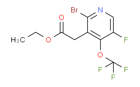 Ethyl 2-bromo-5-fluoro-4-(trifluoromethoxy)pyridine-3-acetate