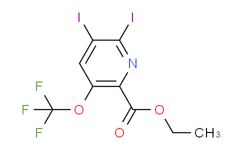 AM195379 | 1804292-95-2 | Ethyl 2,3-diiodo-5-(trifluoromethoxy)pyridine-6-carboxylate
