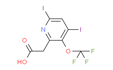 AM195405 | 1804566-63-9 | 4,6-Diiodo-3-(trifluoromethoxy)pyridine-2-acetic acid