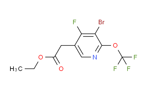 AM19542 | 1804600-57-4 | Ethyl 3-bromo-4-fluoro-2-(trifluoromethoxy)pyridine-5-acetate
