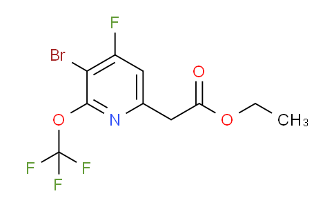 AM19543 | 1804650-91-6 | Ethyl 3-bromo-4-fluoro-2-(trifluoromethoxy)pyridine-6-acetate