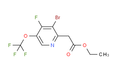 AM19544 | 1806086-85-0 | Ethyl 3-bromo-4-fluoro-5-(trifluoromethoxy)pyridine-2-acetate