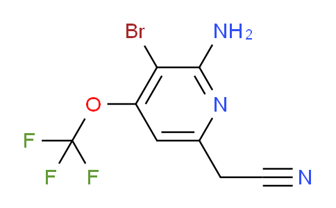 AM195444 | 1804522-80-2 | 2-Amino-3-bromo-4-(trifluoromethoxy)pyridine-6-acetonitrile