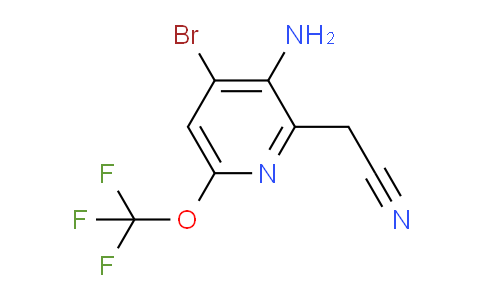 AM195464 | 1803676-16-5 | 3-Amino-4-bromo-6-(trifluoromethoxy)pyridine-2-acetonitrile