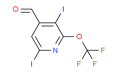 3,6-Diiodo-2-(trifluoromethoxy)pyridine-4-carboxaldehyde