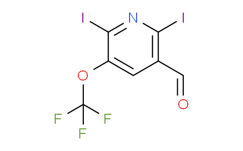 2,6-Diiodo-3-(trifluoromethoxy)pyridine-5-carboxaldehyde