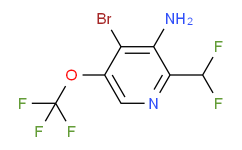 AM195504 | 1803548-37-9 | 3-Amino-4-bromo-2-(difluoromethyl)-5-(trifluoromethoxy)pyridine