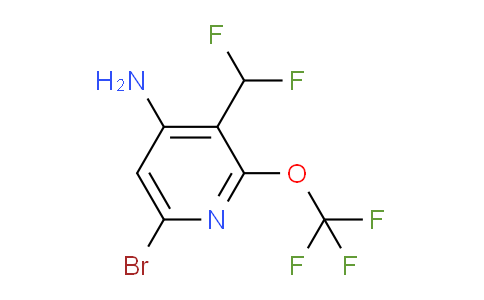 AM195512 | 1804610-83-0 | 4-Amino-6-bromo-3-(difluoromethyl)-2-(trifluoromethoxy)pyridine