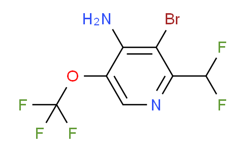 AM195516 | 1806137-82-5 | 4-Amino-3-bromo-2-(difluoromethyl)-5-(trifluoromethoxy)pyridine