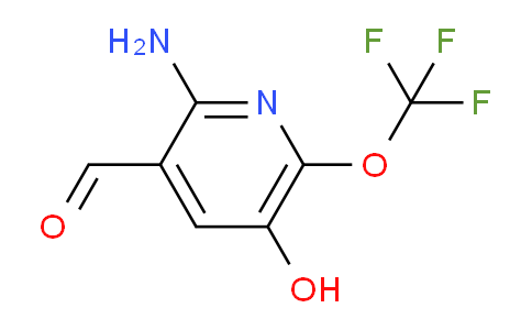 2-Amino-5-hydroxy-6-(trifluoromethoxy)pyridine-3-carboxaldehyde
