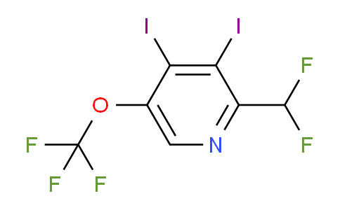 AM195544 | 1803437-84-4 | 3,4-Diiodo-2-(difluoromethyl)-5-(trifluoromethoxy)pyridine