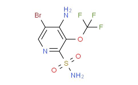 4-Amino-5-bromo-3-(trifluoromethoxy)pyridine-2-sulfonamide
