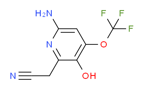 6-Amino-3-hydroxy-4-(trifluoromethoxy)pyridine-2-acetonitrile