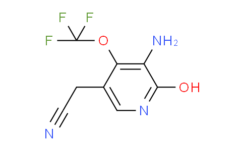 3-Amino-2-hydroxy-4-(trifluoromethoxy)pyridine-5-acetonitrile