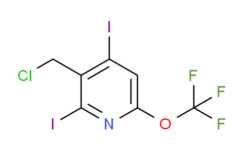 3-(Chloromethyl)-2,4-diiodo-6-(trifluoromethoxy)pyridine