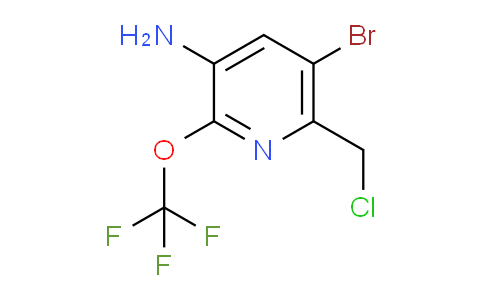 3-Amino-5-bromo-6-(chloromethyl)-2-(trifluoromethoxy)pyridine