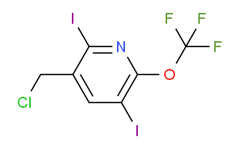 3-(Chloromethyl)-2,5-diiodo-6-(trifluoromethoxy)pyridine