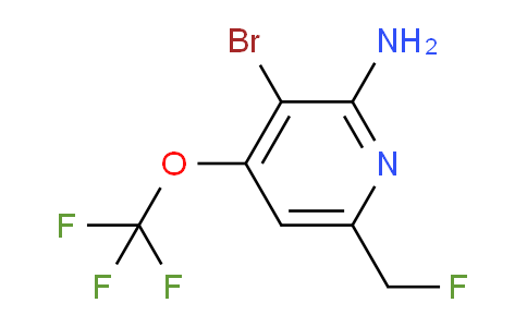 AM195595 | 1803538-38-6 | 2-Amino-3-bromo-6-(fluoromethyl)-4-(trifluoromethoxy)pyridine