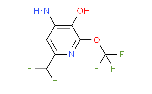 4-Amino-6-(difluoromethyl)-3-hydroxy-2-(trifluoromethoxy)pyridine