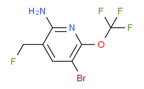 2-Amino-5-bromo-3-(fluoromethyl)-6-(trifluoromethoxy)pyridine