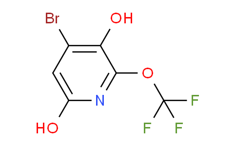 4-Bromo-3,6-dihydroxy-2-(trifluoromethoxy)pyridine