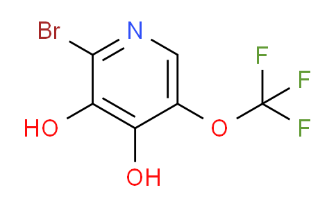 2-Bromo-3,4-dihydroxy-5-(trifluoromethoxy)pyridine