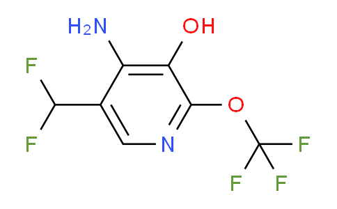 4-Amino-5-(difluoromethyl)-3-hydroxy-2-(trifluoromethoxy)pyridine