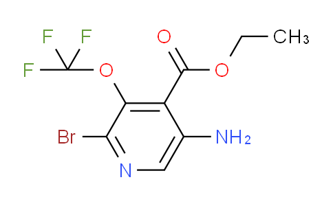 Ethyl 5-amino-2-bromo-3-(trifluoromethoxy)pyridine-4-carboxylate