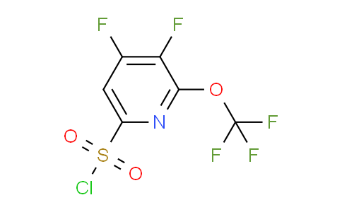 3,4-Difluoro-2-(trifluoromethoxy)pyridine-6-sulfonyl chloride