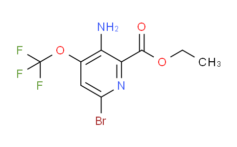 Ethyl 3-amino-6-bromo-4-(trifluoromethoxy)pyridine-2-carboxylate