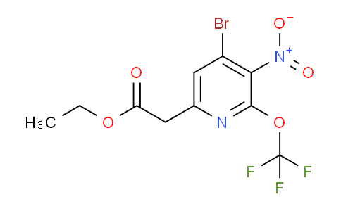 AM19566 | 1803464-75-6 | Ethyl 4-bromo-3-nitro-2-(trifluoromethoxy)pyridine-6-acetate