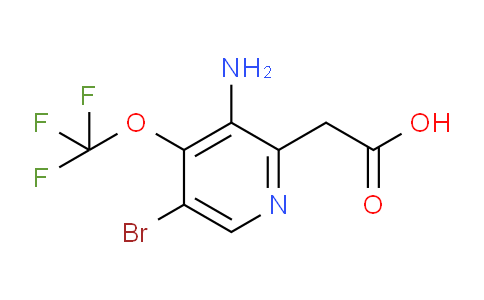AM195674 | 1804585-55-4 | 3-Amino-5-bromo-4-(trifluoromethoxy)pyridine-2-acetic acid